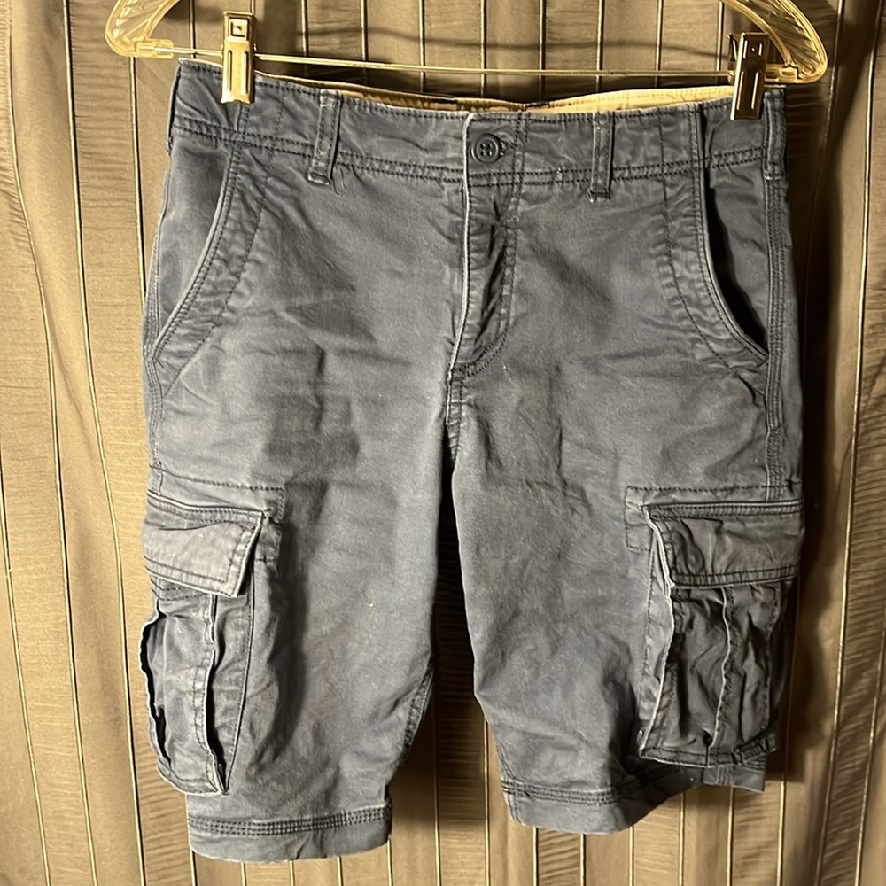 Gap Kids Boys Shorts Size 16 Regular Cargo Shorts Medium/Dark Blue